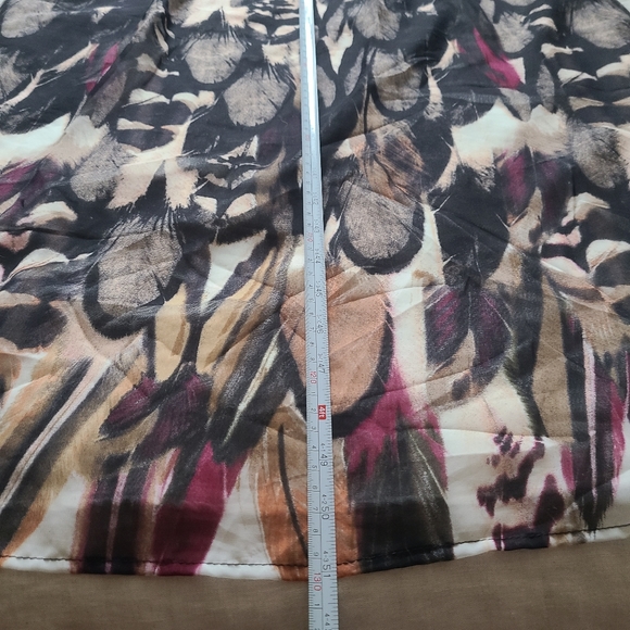 Little Mistress London Women's White & Brown Feather Halter Maxi Dress - Picture 14 of 16